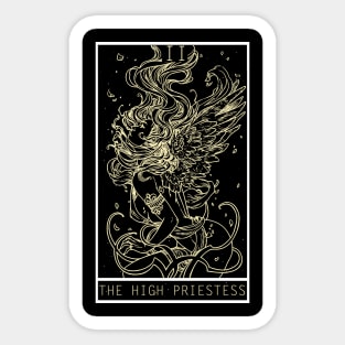 Tarot card The high priestess Sticker